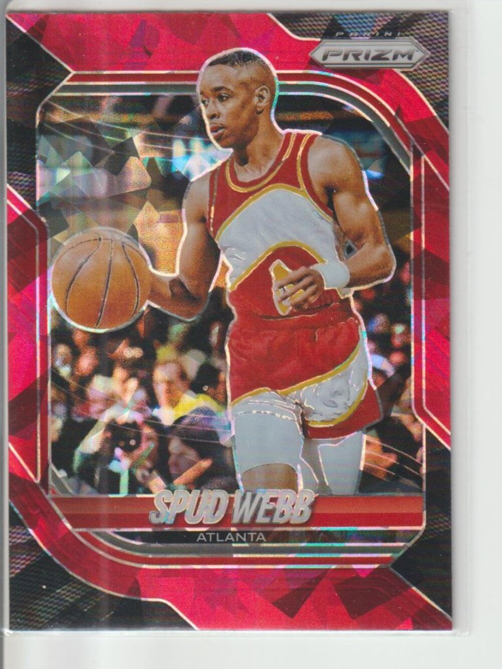 Spud Webb 2025-26 Panini Prizm #199 Red Ice Prizm Atlanta Hawks